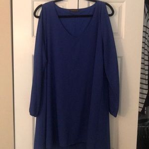 Dress with Sleeve Cut-Outs
